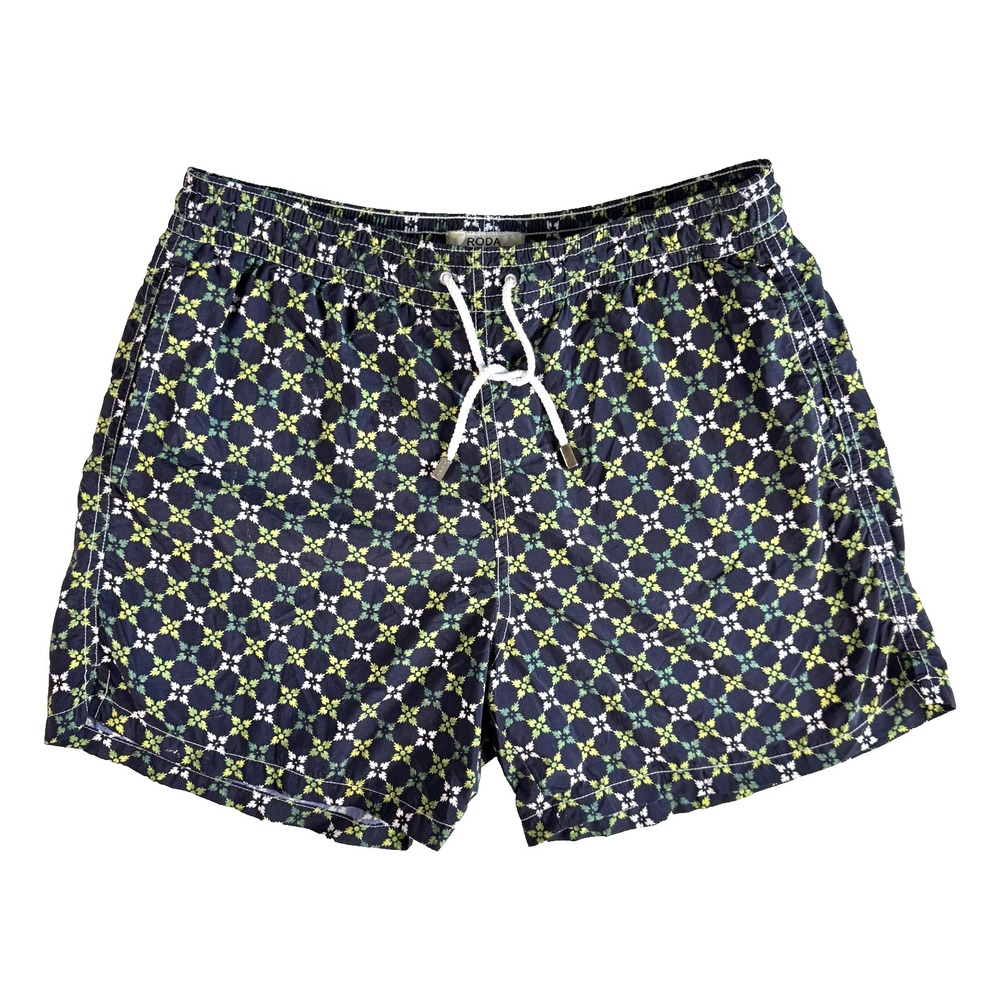 Roda at the Beach Luxury Designer Swim Trunks Men's Medium Luca Cruise Yacht